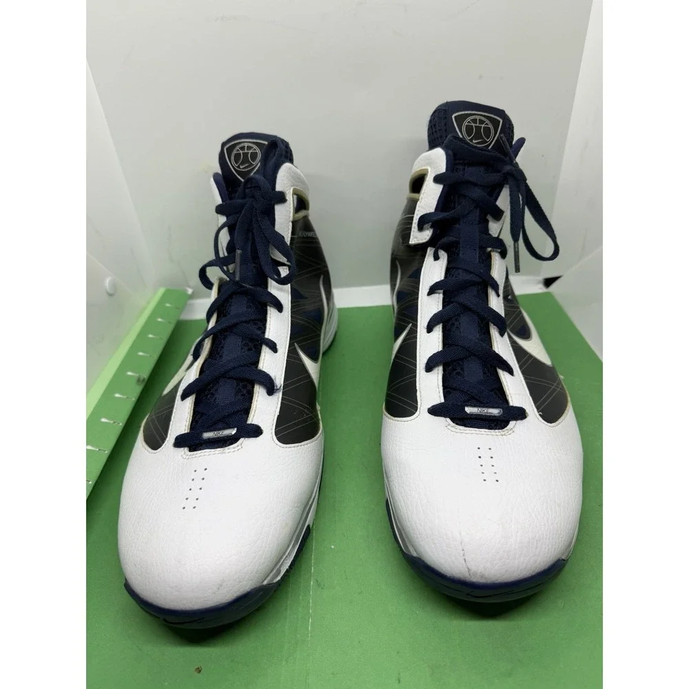 Nike Hyperize Navy White Basketball Shoes 367181-115 US Size 16